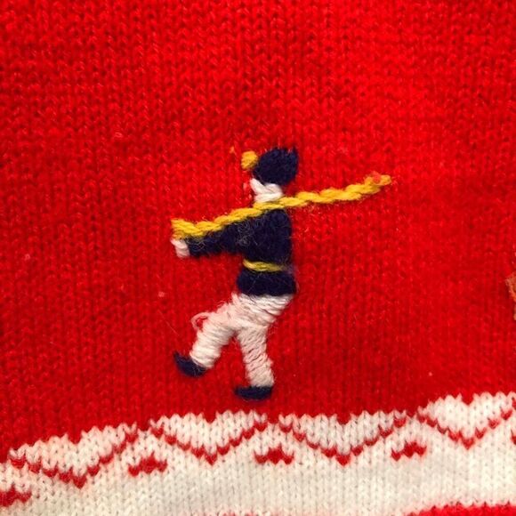 Sweater Vest Vintage Toy Soldiers 12 Month Toddler Infant Ugly Sweater - Picture 3 of 4